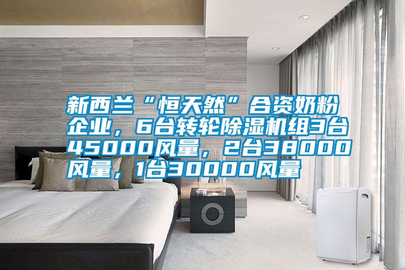 新西蘭“恒天然”合資奶粉企業，6臺轉輪除濕機組3臺45000風量，2臺38000風量，1臺30000風量