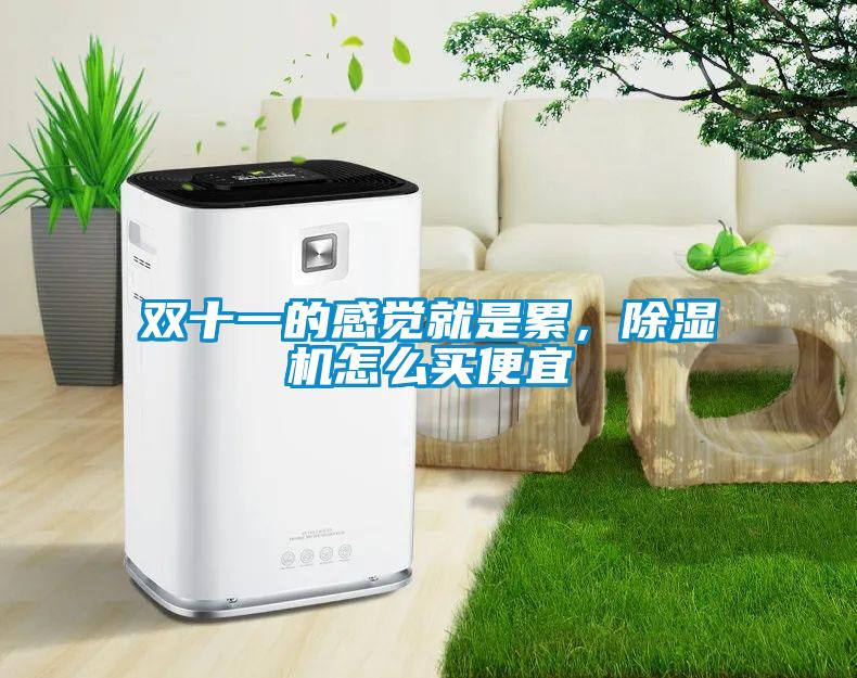 雙十一的感覺就是累,除濕機(jī)怎么買便宜