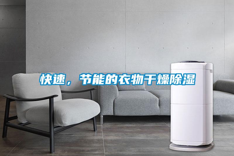 快速,節能的衣物干燥除濕