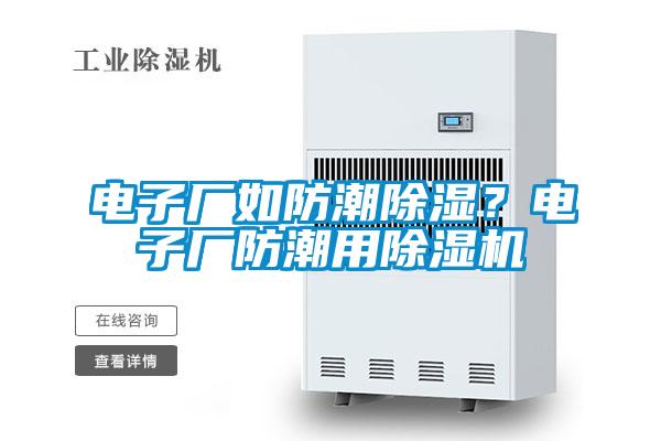 電子廠如防潮除濕？電子廠防潮用除濕機(jī)