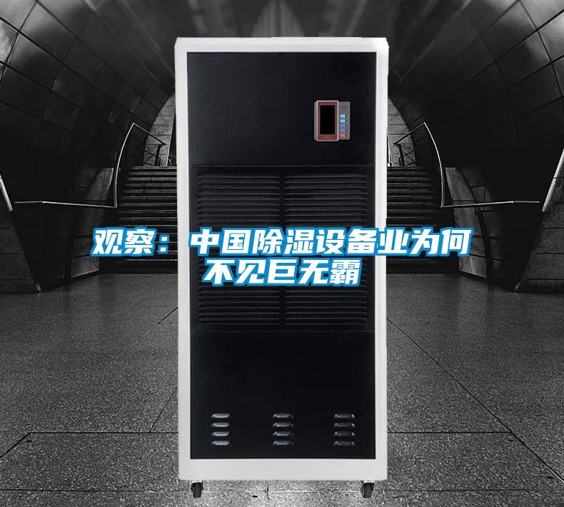 觀察:中國除濕設(shè)備業(yè)為何不見巨無霸