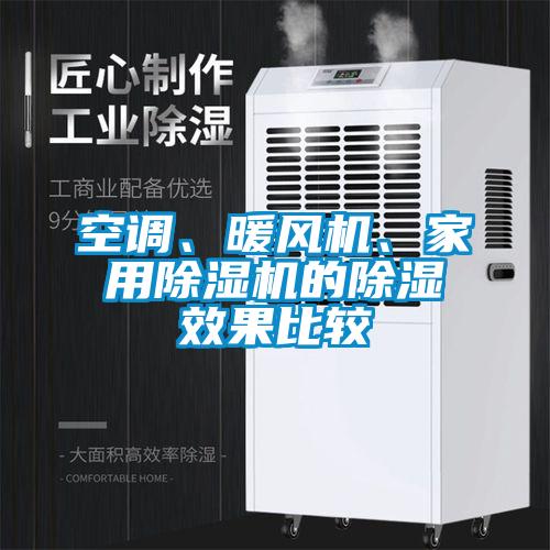 空調(diào)、暖風(fēng)機、家用除濕機的除濕效果比較
