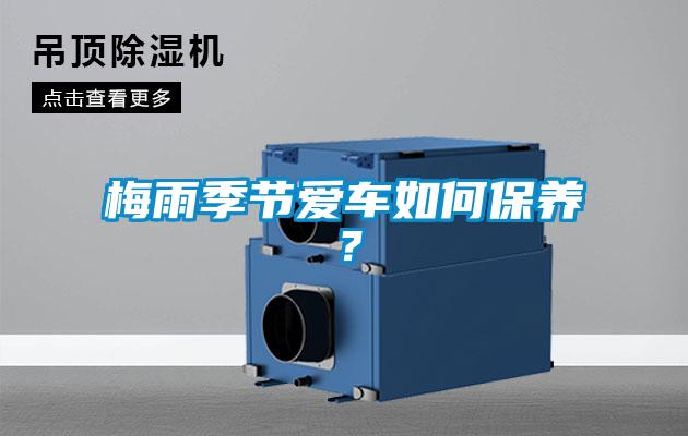 梅雨季節愛車如何保養？