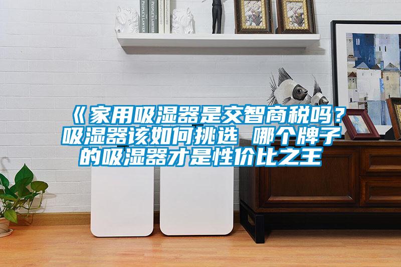 《家用吸濕器是交智商稅嗎？吸濕器該如何挑選 哪個牌子的吸濕器才是性價比之王