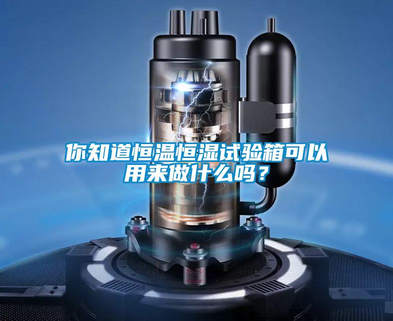 你知道恒溫恒濕試驗箱可以用來做什么嗎?