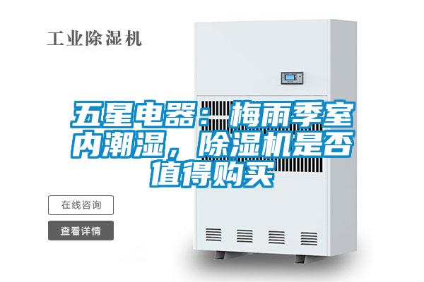 五星電器:梅雨季室內潮濕,除濕機是否值得購買