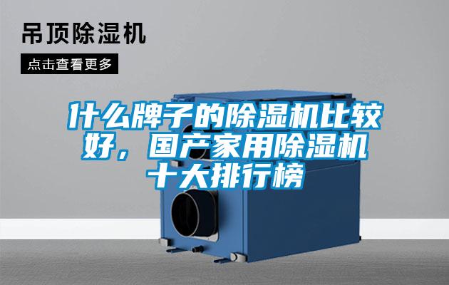 什么牌子的除濕機(jī)比較好,國產(chǎn)家用除濕機(jī)十大排行榜