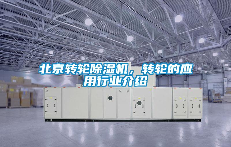 北京轉輪除濕機，轉輪的應用行業介紹