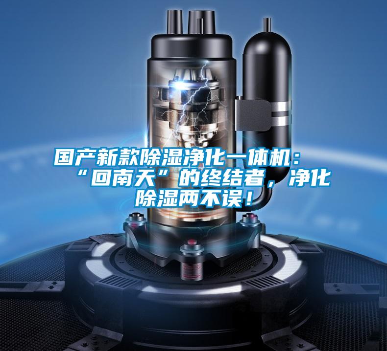 國產(chǎn)新款除濕凈化一體機:“回南天”的終結(jié)者,凈化除濕兩不誤!