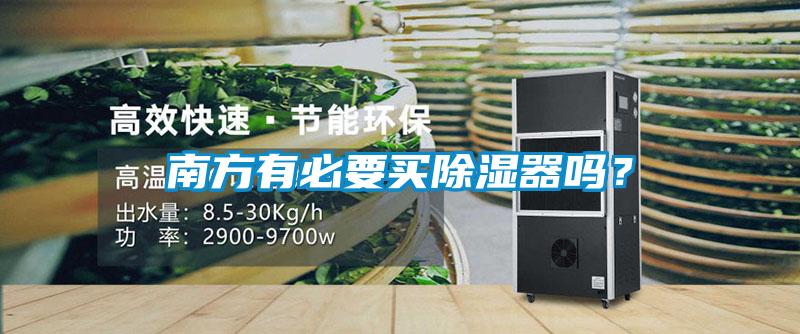 南方有必要買除濕器嗎?