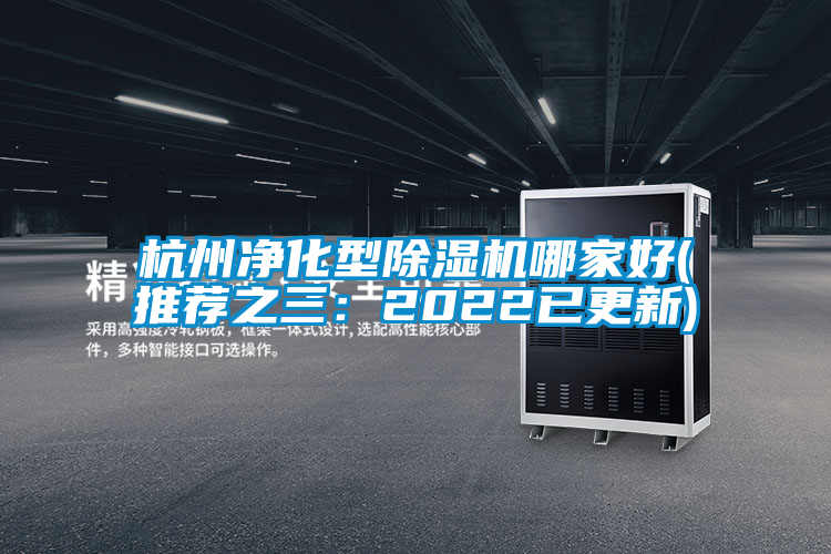 杭州凈化型除濕機(jī)哪家好(推薦之三:2022已更新)