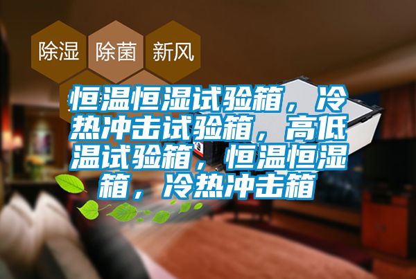 恒溫恒濕試驗(yàn)箱，冷熱沖擊試驗(yàn)箱，高低溫試驗(yàn)箱，恒溫恒濕箱，冷熱沖擊箱