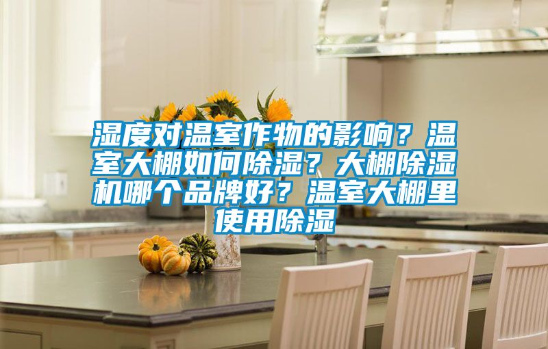 濕度對溫室作物的影響？溫室大棚如何除濕？大棚除濕機哪個品牌好？溫室大棚里使用除濕