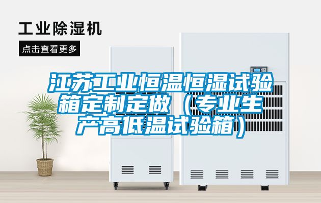 江蘇工業(yè)恒溫恒濕試驗(yàn)箱定制定做(專業(yè)生產(chǎn)高低溫試驗(yàn)箱)