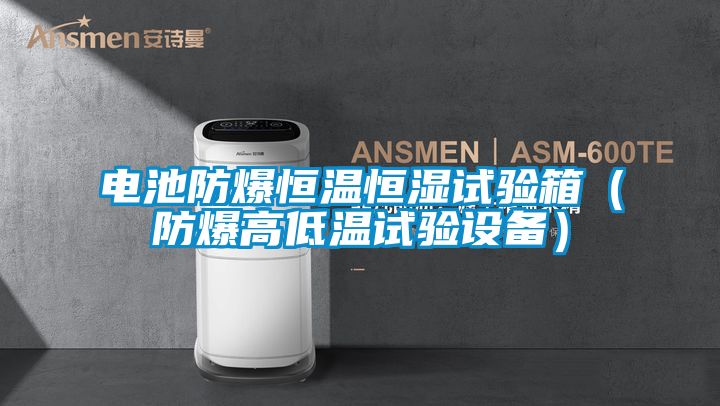 電池防爆恒溫恒濕試驗箱(防爆高低溫試驗設備)