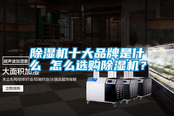 除濕機十大品牌是什么 怎么選購除濕機?